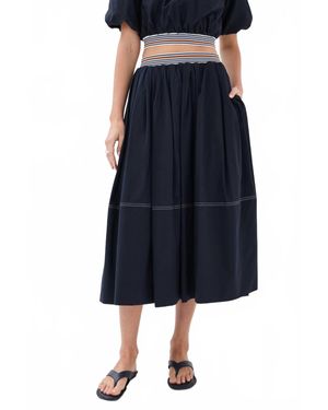 Veronica Beard Evelina Skirt - Blue