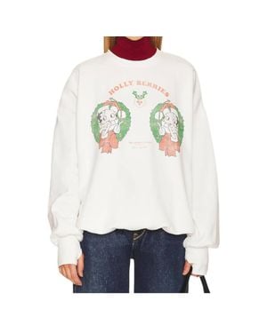 The Laundry Room Holly Berries Sweater - Gray