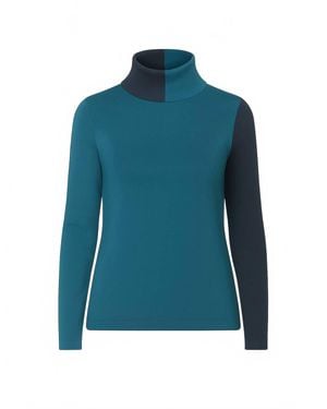 J'Envie/Eli Stockholm Turtleneck Top - Blue