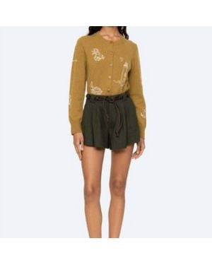 Sea Shai Belted Shorts - Black