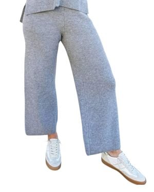Miou Muse Casual Sweater Pants - Blue