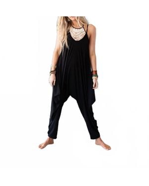 Three Bird Nest Perfect Harem Jumpsuit - Black