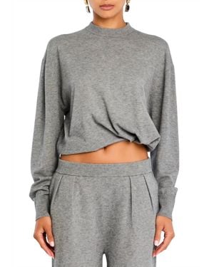 SER.O.YA Autumn Knit Sweater - Gray