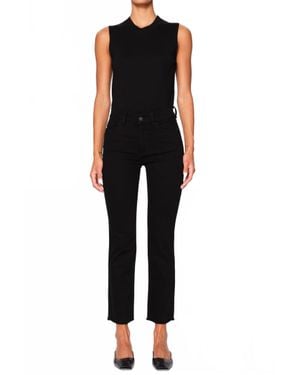 DL1961 Halle Instasculpt Straight Pant - Black