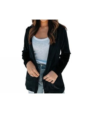 Blakeley Everything We Knew Velvet Blazer - Black