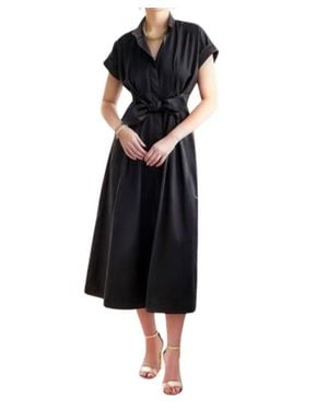 Finley Rocky Micro Satin Dress - Black