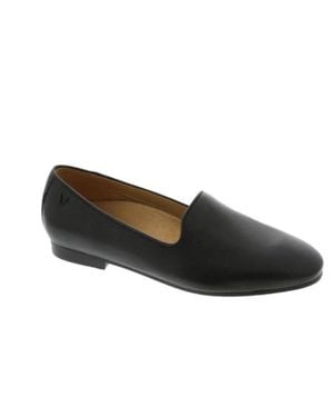 Vionic Willa Ii Loafer Leather Casual Slip On Shoes Hawk2184 - Black