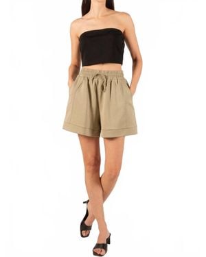 P.Cill Butter Modal Shorts - Natural