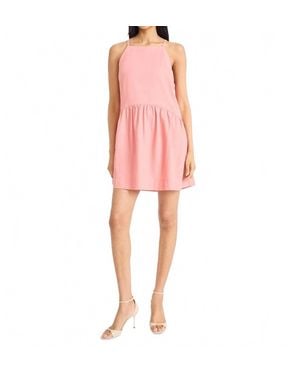 Donna Morgan Square-Neck Sleeveless Mini Dress - Red