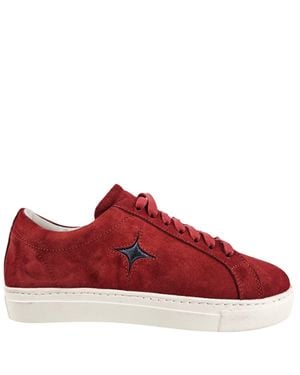 Madison Maison Suede Sirius Star Sneaker - Red