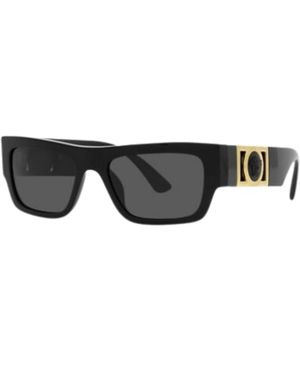 Versace Medusa Ve4416U Rectangle Non-Polarized Sunglasses - Black