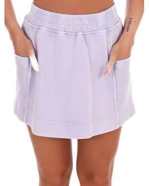Rae Mode Dreamlover Mineral Wash Skort - White