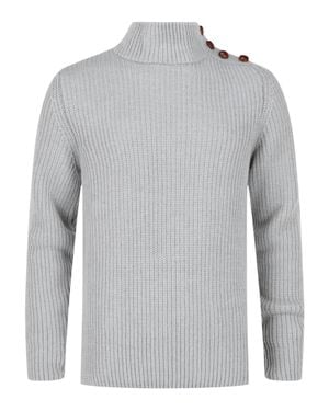 Slowear Zanone Ribbed Sweater - Gray