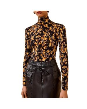 Ulla Johnson Aurelia Turtleneck Top - Brown