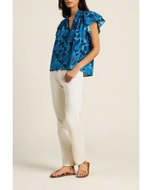Trovata Violette Blouse - Blue