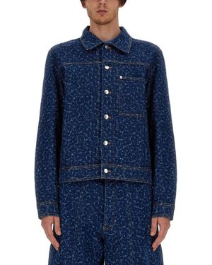 Maison Kitsuné Classic Denim Jacket - Blue