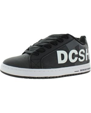 Dc Court Graffik Se Signature Skate Shoes - Black