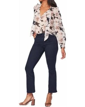 PAIGE Claudine High Rise Ankle Flare Jeans - Blue