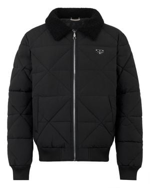 Philipp Plein Nylon Down Jacket - Black