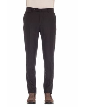 Tagliatore Tag01 Wool-Cashmere Pants - Black