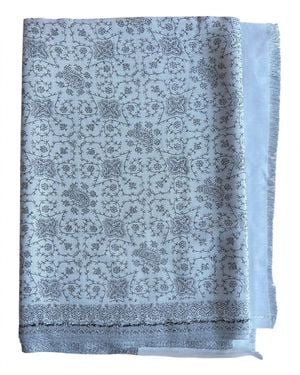 THE GRAY CRAB Regal Frost Scarf - Blue