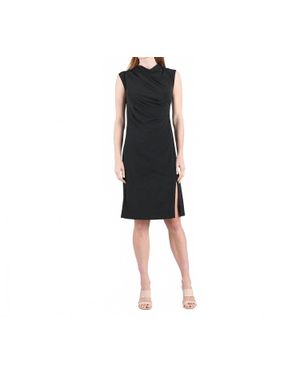 Clara Sunwoo Soft Knit Midi Dress - Black