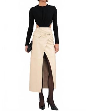 NonChalant Label Celeste Skirt - Black