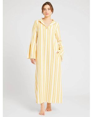 MILLE Jacqueline Long Sleeve Maxi Dress - Metallic