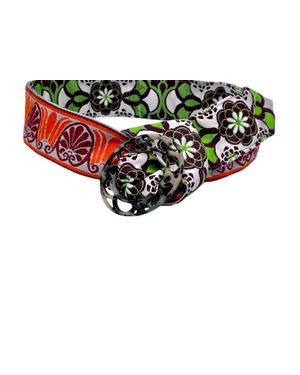 Hadley Pollet Reversible Floweret Belt - Black