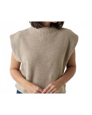 En Saison Kanika Knit Vest - Metallic