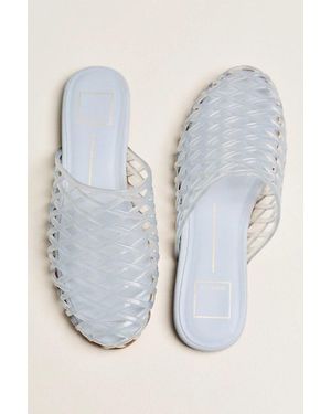 Dolce Vita Gina Woven Jelly Mules - Blue