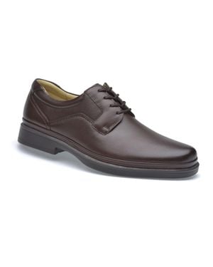 Pazstor Lambskin Oxfords-Traditional Max - Brown
