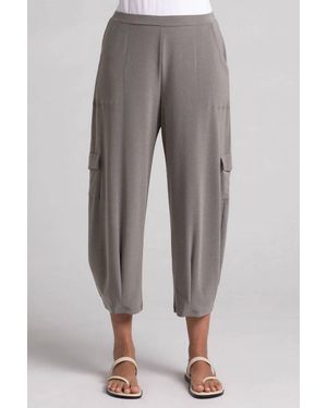Sympli Safari Narrow Lantern Pant - Gray