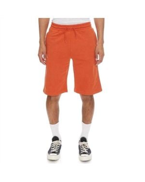 Kappa Logo Fleece Mabok Shorts - Orange