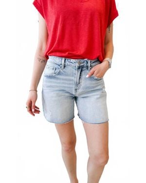 Risen Relaxed Slouch Shorts - Red