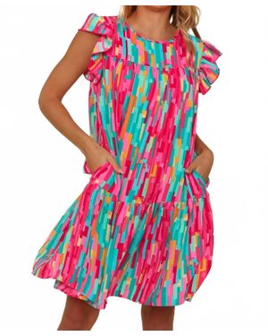 Haptics Shake It Up Dress - Red
