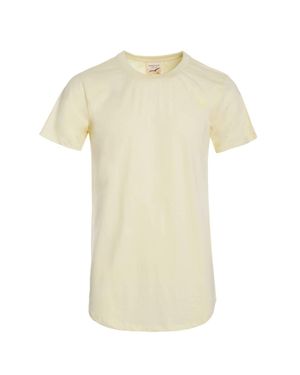 Hawks Bay Hem Curve Premium Cotton Crew Neck T-Shirt - White