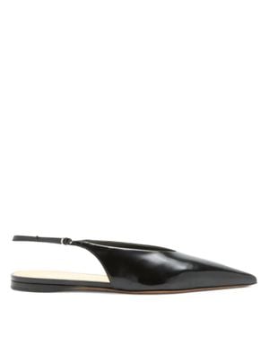 Proenza Schouler Slash Flat Slingbacks - Black