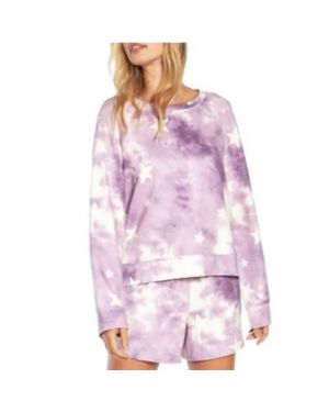 Wildfox Tie Dye Stars Sweatshirt - Purple