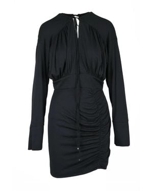 Dondup Jersey Dress Zip Raglan - Black