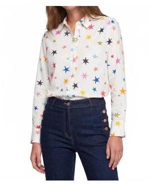 Vilagallo Donia Star Blouse - White