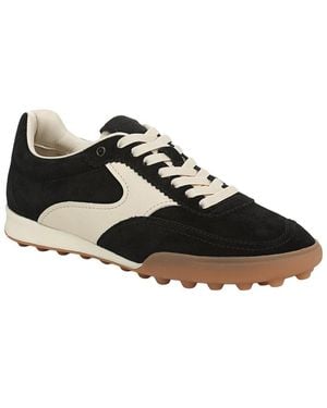 Vince Silverlake Sneaker Leather Slip-On Sneaker - Black