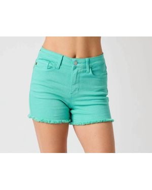 Judy Blue Tidal Wave Shorts - Green