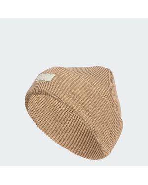 adidas Premium Cuff Fold Beanie - Natural