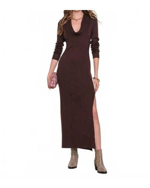 Heartloom Ilya Dress With Side Slit - Red