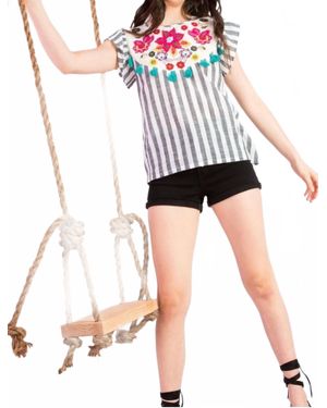 Thml Hannah Embroidered Top - Multicolor