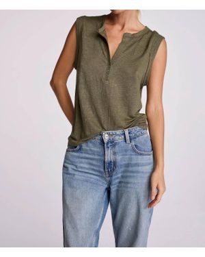 Sundays Linen Sky Tee - Blue