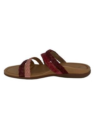 Aetrex Brielle Slide Sandal - Brown