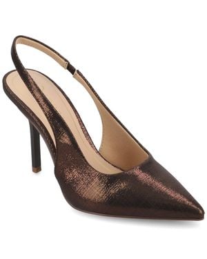 Journee Collection Journee Elenney Pumps - Brown