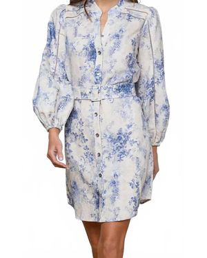 L'Agence Kiersten Dress - Blue